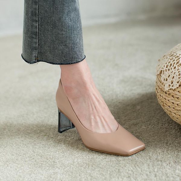 dress shoes 2021 spring and autumn fashion wild high-heeled women's simple leather shallow mouth small x083, Black
dress shoes 2021 spring and autumn fashion wild high-heeled women's simple leather shallow mouth small x083, Black
