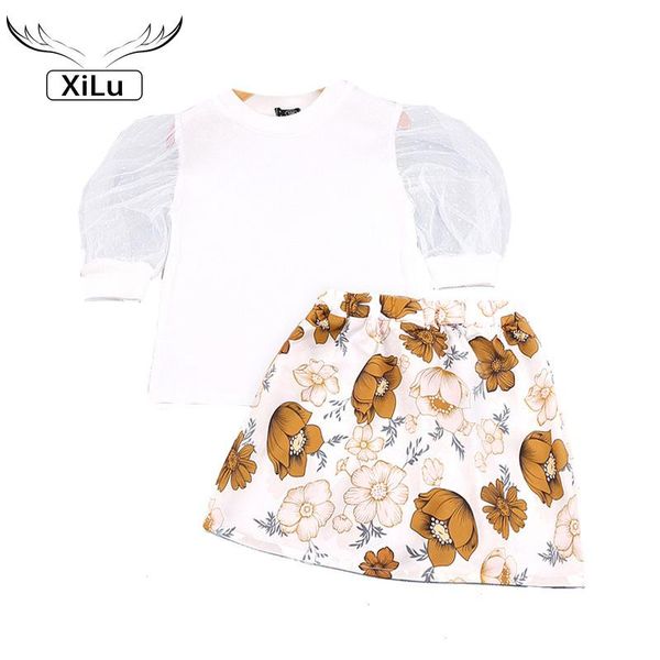 clothing sets summer baby suit sweet floral skirt + girl clothes round neck thin sand puff sleeve fashion casual cute children's, White
clothing sets summer baby suit sweet floral skirt + girl clothes round neck thin sand puff sleeve fashion casual cute children's, White
