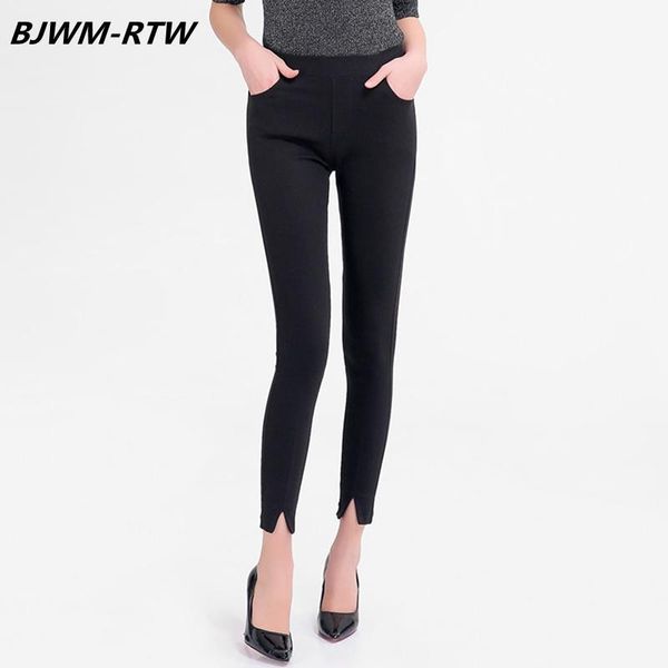 women's pants & capris elastic waist cuff split pencil women 2021 spring pockets skinny ankle-length trousers plus size black, Black;white
women's pants & capris elastic waist cuff split pencil women 2021 spring pockets skinny ankle-length trousers plus size black, Black;white