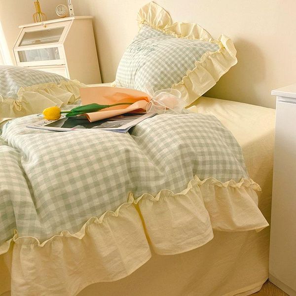 bedding sets plaid set floral printed ruffle bed linen cotton bedspread pillowcase duvet cover us king size 3/4pcs
bedding sets plaid set floral printed ruffle bed linen cotton bedspread pillowcase duvet cover us king size 3/4pcs