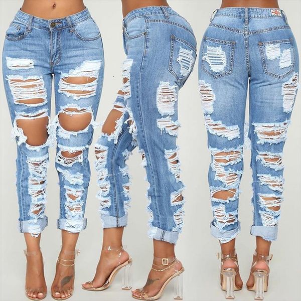 hole washed ripped casual womens jean korean high waist trousers denim light blue hollow bleached pencil pants
hole washed ripped casual womens jean korean high waist trousers denim light blue hollow bleached pencil pants