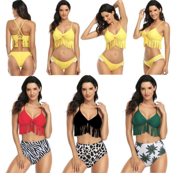 women's swimwear brand 2021 summer push up bikini swimsuit suit bkini two-piece high waist fashion ruffles tassel custom, White;black
women's swimwear brand 2021 summer push up bikini swimsuit suit bkini two-piece high waist fashion ruffles tassel custom, White;black