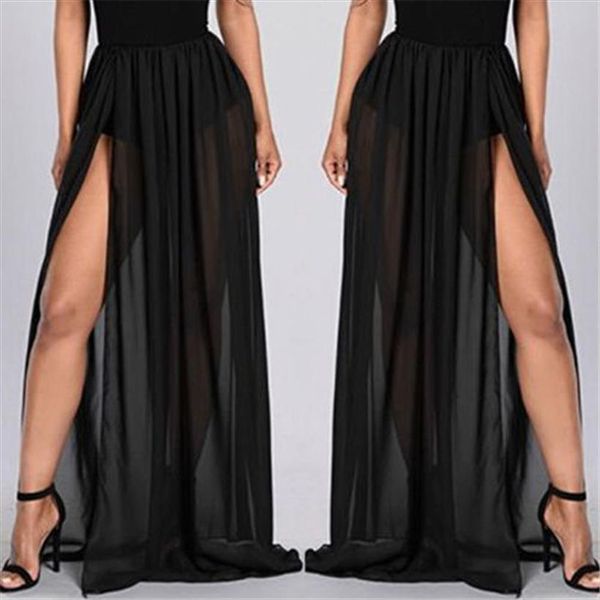 lace girls summer long mesh womens skirts voile casual high waist bohemian transparent maxi beach, Black
lace girls summer long mesh womens skirts voile casual high waist bohemian transparent maxi beach, Black