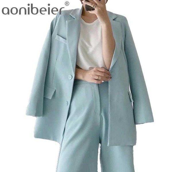 women blue lila blazers and jackets work office lady suit autumn loose single breasted casual solid female blazer coat 210604, White;black
women blue lila blazers and jackets work office lady suit autumn loose single breasted casual solid female blazer coat 210604, White;black