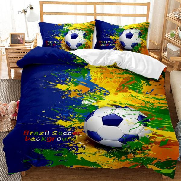 bedding sets colorful soccer duvet cover printing set for boys fans bedroom euro bedclothes bed
bedding sets colorful soccer duvet cover printing set for boys fans bedroom euro bedclothes bed