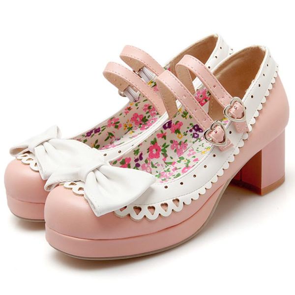 dress shoes pink lolita platform plus size mary jane high heels pumps women block heel bow cosplay kawaii big 43 44, Black
dress shoes pink lolita platform plus size mary jane high heels pumps women block heel bow cosplay kawaii big 43 44, Black