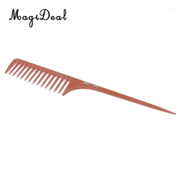 11'' large rat tail comb wide-tooth hair with long handle for sectioning teasing detangling- brown1, Silver
11'' large rat tail comb wide-tooth hair with long handle for sectioning teasing detangling- brown1, Silver