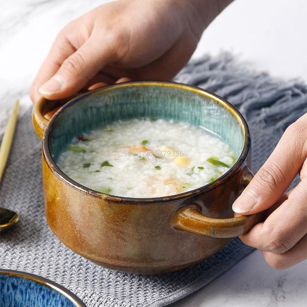 ceramic double ear bowl single home eating creative dessert fruit salad steamed egg retro kiln glaze bowls
ceramic double ear bowl single home eating creative dessert fruit salad steamed egg retro kiln glaze bowls
