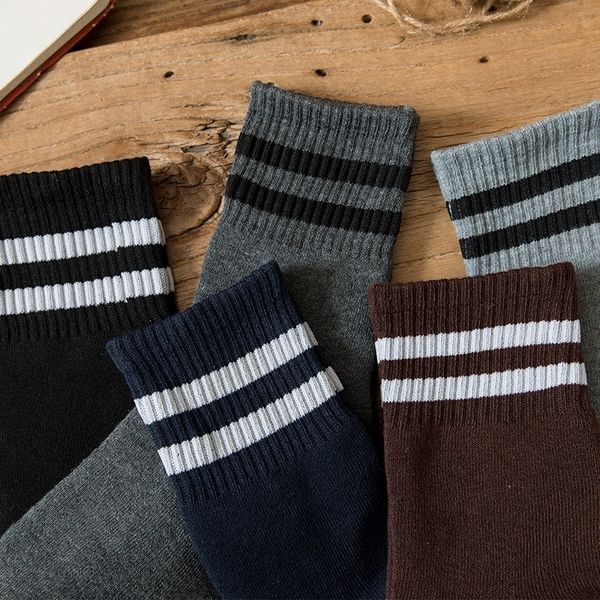 6jb winter thickened plush warm pure color terry warm medium men's casual middle tube two bar towel socks men's socks, Black
6jb winter thickened plush warm pure color terry warm medium men's casual middle tube two bar towel socks men's socks, Black