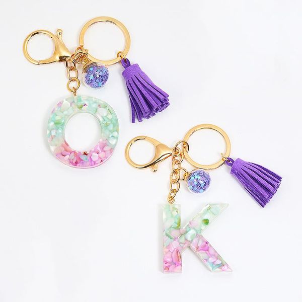 keychains fashion tassel for keys women jewelry a-z letters initial resin handbag pendant cute keychain key rings accessories, Silver
keychains fashion tassel for keys women jewelry a-z letters initial resin handbag pendant cute keychain key rings accessories, Silver
