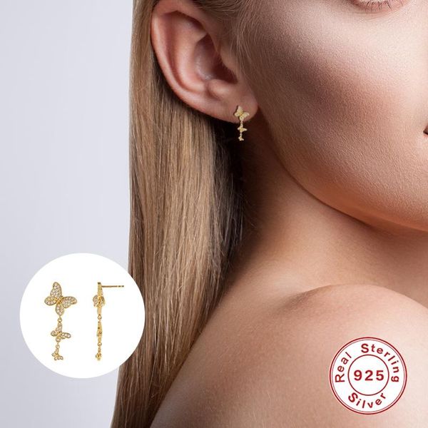 dangle & chandelier boako 925 sterling silver gold three butterfly pendants drop earrings white crystal zircon cz piercing pendiente
dangle & chandelier boako 925 sterling silver gold three butterfly pendants drop earrings white crystal zircon cz piercing pendiente