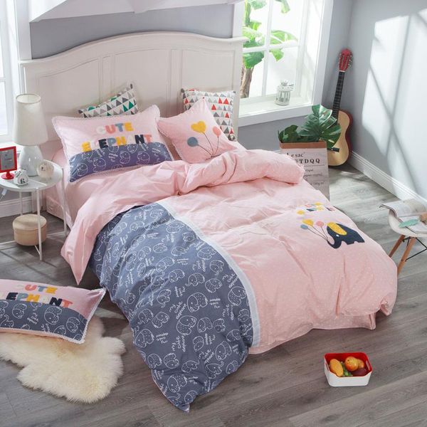 bedding sets home bedroom cotton 4pcs set cartoon elephant bed linen bedclothes duvet cover flat sheet pillowcase /full/twin
bedding sets home bedroom cotton 4pcs set cartoon elephant bed linen bedclothes duvet cover flat sheet pillowcase /full/twin