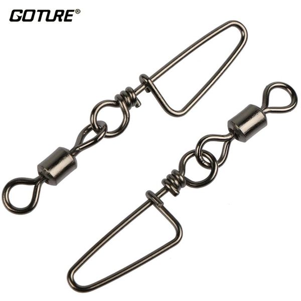 fishing hooks goture 200pcs/bag swivel rolling with coastlock snap size 6, 4, 2 hook lure connector terminal tackle
fishing hooks goture 200pcs/bag swivel rolling with coastlock snap size 6, 4, 2 hook lure connector terminal tackle