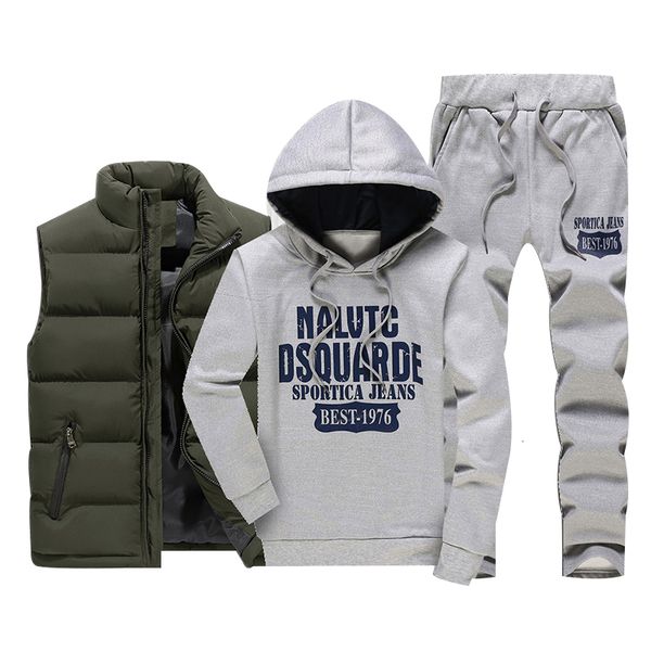 men's tracksuits winter casual sportswear sweatshirts mens set 3 pieces warm vest sweatpants hoodie letter printed plus size 5xl s, Gray
men's tracksuits winter casual sportswear sweatshirts mens set 3 pieces warm vest sweatpants hoodie letter printed plus size 5xl s, Gray