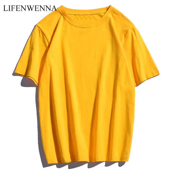 lifenwenna summer 100% cotton soft mens t shirts casual short sleeve o-neck fitness black white yellow basic tees m-4xl 210528, White;black
lifenwenna summer 100% cotton soft mens t shirts casual short sleeve o-neck fitness black white yellow basic tees m-4xl 210528, White;black