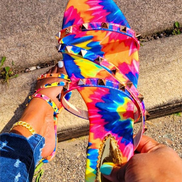slippers summer 2021 women rivet metal colour woman slide print peep toe flat shoes female fashion ladies beach plus size, Black
slippers summer 2021 women rivet metal colour woman slide print peep toe flat shoes female fashion ladies beach plus size, Black