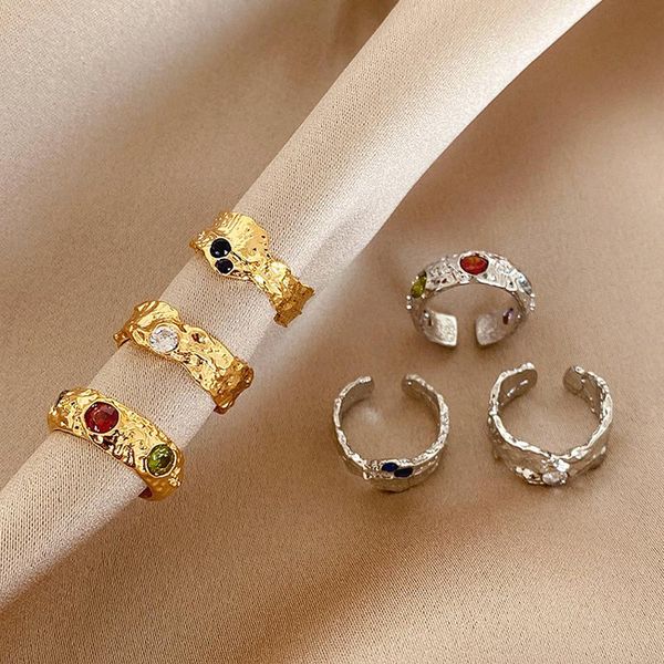 cluster rings vintage colorful zircon crystal golden luxury niche exquisite gold color irregular metal open party gift, Golden;silver
cluster rings vintage colorful zircon crystal golden luxury niche exquisite gold color irregular metal open party gift, Golden;silver