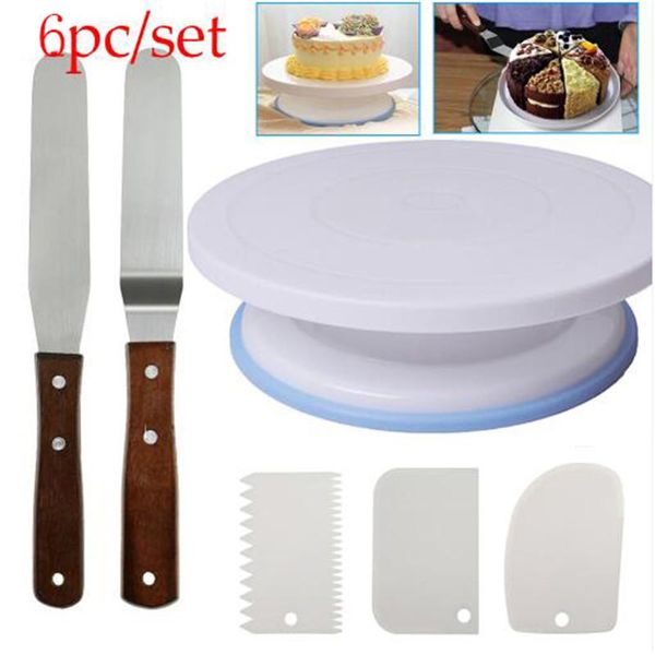 baking & pastry tools 6pcs/set plastic cake turntable rotating dough knife decorating 10 inch cream cakes stand rotary table sal
baking & pastry tools 6pcs/set plastic cake turntable rotating dough knife decorating 10 inch cream cakes stand rotary table sal