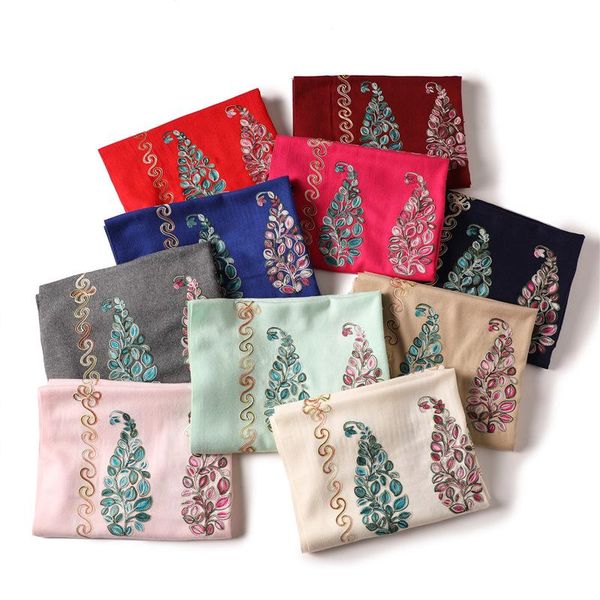 scarves e soft elegant long tassel women cashmere leaves embroidery shawls and wraps winter warm foulards, Blue;gray
scarves e soft elegant long tassel women cashmere leaves embroidery shawls and wraps winter warm foulards, Blue;gray