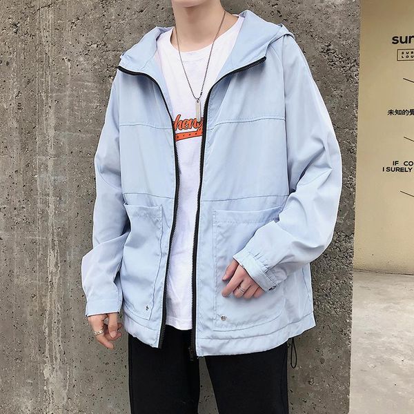 men's jackets summer thin jacket men sun protective clothing navy blue/black/light blue casual big pockets outwear male bomber, Black;brown
men's jackets summer thin jacket men sun protective clothing navy blue/black/light blue casual big pockets outwear male bomber, Black;brown