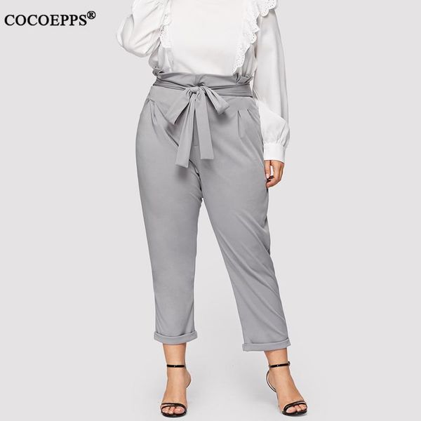 women's pants & capris cocoepps l-4xl 2021 summer plus size harem women casual black office lady trousers large high wiast work long, Black;white
women's pants & capris cocoepps l-4xl 2021 summer plus size harem women casual black office lady trousers large high wiast work long, Black;white
