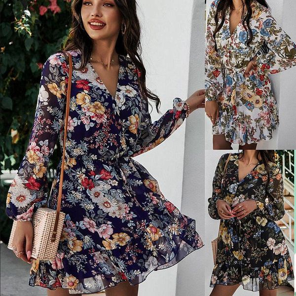 casual dresses women's mini 2021 spring autumn fashion v neck causal bodycon solid long sleeve floral print ladies chiffon dress, Black;gray
casual dresses women's mini 2021 spring autumn fashion v neck causal bodycon solid long sleeve floral print ladies chiffon dress, Black;gray