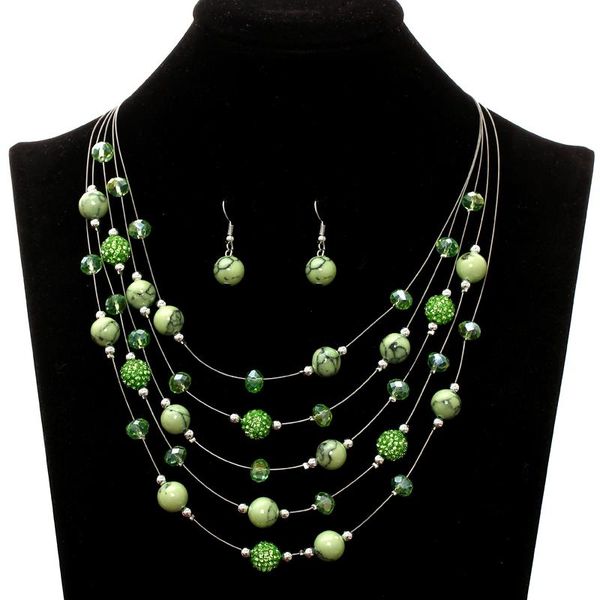 earrings & necklace minhin brand design multilayer bohemia beads jewelry sets for women statement earring, Silver
earrings & necklace minhin brand design multilayer bohemia beads jewelry sets for women statement earring, Silver