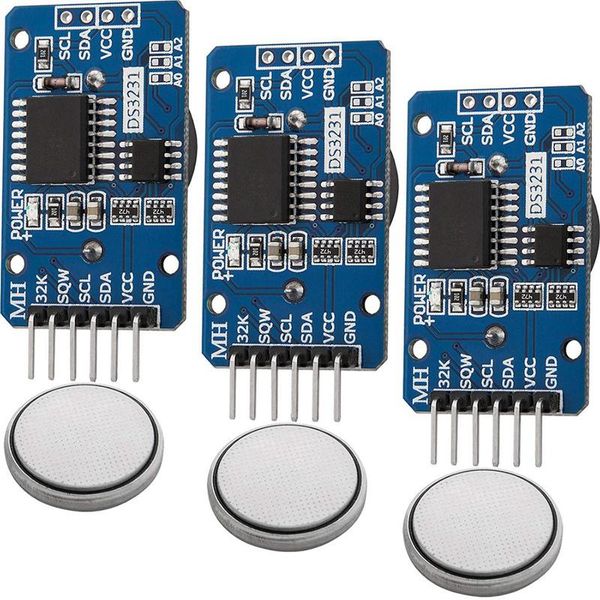 computer cables & connectors 3pcs ds3231 real time clock rtc i2c, with battery high precision module compatible
computer cables & connectors 3pcs ds3231 real time clock rtc i2c, with battery high precision module compatible