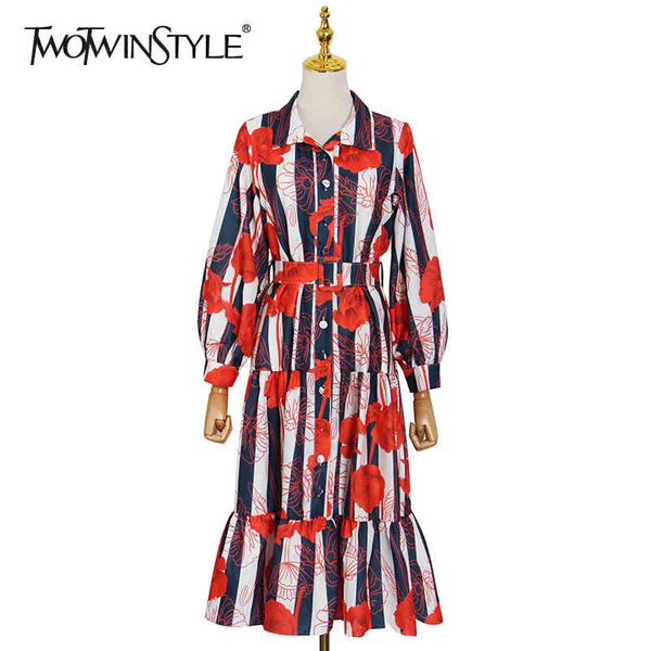 print floral striped spring dress for women lapel long sleeve high waist hit color midi dresses female fashion new 210428, Black;gray
print floral striped spring dress for women lapel long sleeve high waist hit color midi dresses female fashion new 210428, Black;gray