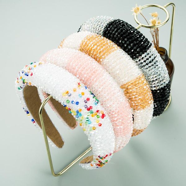 hair clips & barrettes shinny contrast color crystal hairband for women headband turban broadside sponge hoop bezel bands accessories, Golden;silver
hair clips & barrettes shinny contrast color crystal hairband for women headband turban broadside sponge hoop bezel bands accessories, Golden;silver