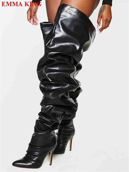 boots fashion women wide calf slouchy thigh high pointed toe heel black over the knee female winter long knight
boots fashion women wide calf slouchy thigh high pointed toe heel black over the knee female winter long knight