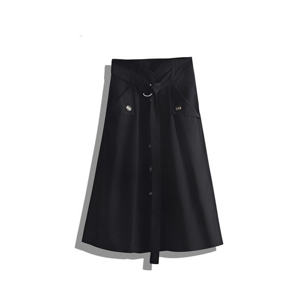 Skirts skirts Korean Casual Ladies Wild Thin Pockets Solid Color High Belt Single-breasted College Knee-length Skirt YBCQ, Black
Skirts skirts Korean Casual Ladies Wild Thin Pockets Solid Color High Belt Single-breasted College Knee-length Skirt YBCQ, Black