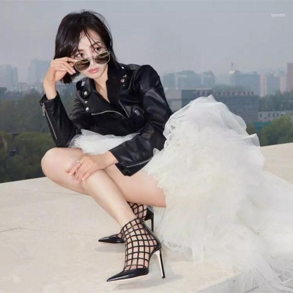 boots chaussures femme summer suede leather cut out ankle woman high heels caged designer gladiator sandals shoes bota11, Black
boots chaussures femme summer suede leather cut out ankle woman high heels caged designer gladiator sandals shoes bota11, Black