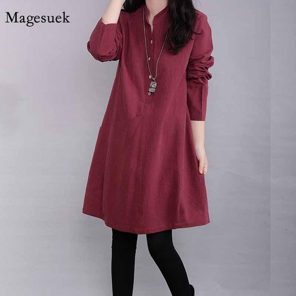 autumn linen cotton casual a-line dress for women loose mid-length solid button splicing long sleeve robe femme 12676 dresses, Black;gray
autumn linen cotton casual a-line dress for women loose mid-length solid button splicing long sleeve robe femme 12676 dresses, Black;gray