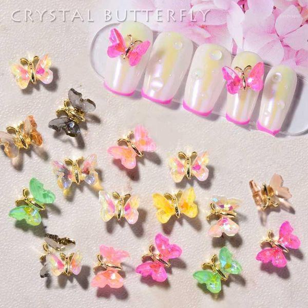 pcs shiny colorful crystal butterfly 3d nail art decorations metal body charm diy jewelry manicure design accessories 11*8mm1, Silver;gold
pcs shiny colorful crystal butterfly 3d nail art decorations metal body charm diy jewelry manicure design accessories 11*8mm1, Silver;gold