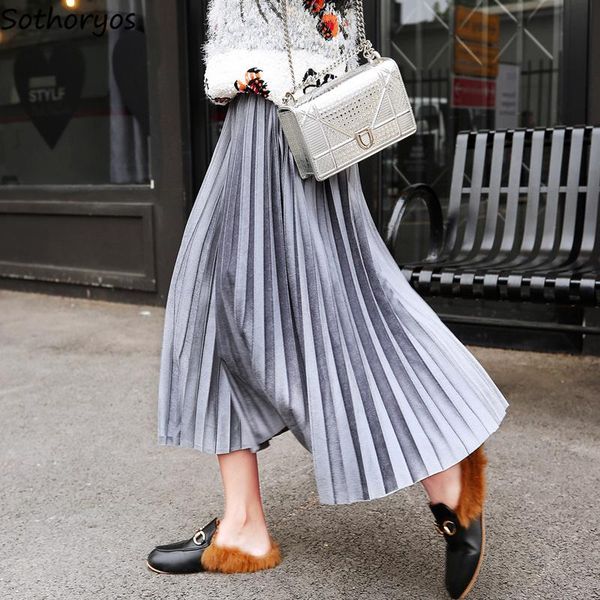 skirts women 2021 winter high waist gold velvet a-line solid simple all-match elegant skirt womens trendy soft moda mujer chic, Black
skirts women 2021 winter high waist gold velvet a-line solid simple all-match elegant skirt womens trendy soft moda mujer chic, Black