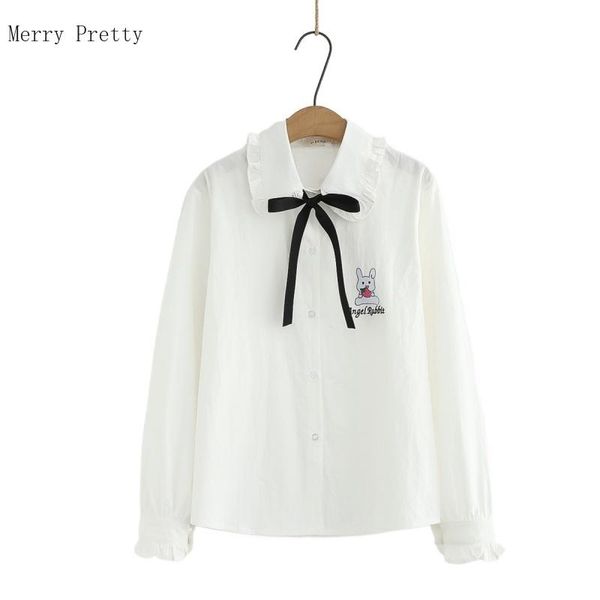 women's blouses & shirts white cartoon embroidery casual blouse and women 2021 summer turndown collar lace up korean ladies cott
women's blouses & shirts white cartoon embroidery casual blouse and women 2021 summer turndown collar lace up korean ladies cott