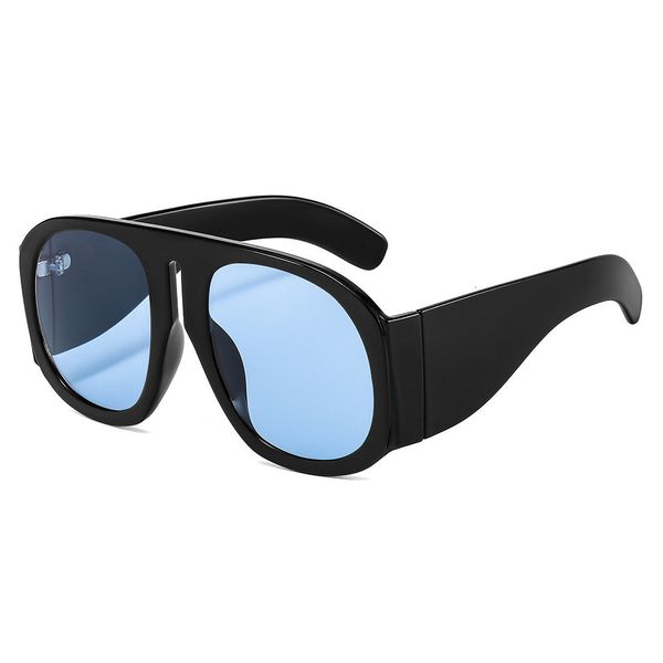 luxury designer sunglasses fashion round men women brand design oversized personality frame unique glasses leg retro uv400, White;black
luxury designer sunglasses fashion round men women brand design oversized personality frame unique glasses leg retro uv400, White;black