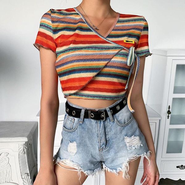 women's t-shirt woman tshirts v-neck summer short sleeve high waist 28026p crop mujer camisetas, White
women's t-shirt woman tshirts v-neck summer short sleeve high waist 28026p crop mujer camisetas, White