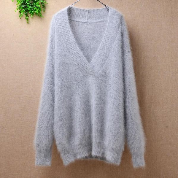 fashion women ladies v-neck clothes long sleeves autumn winter angora fur knitwear basic blouse pullover sweater women's sweaters, White;black
fashion women ladies v-neck clothes long sleeves autumn winter angora fur knitwear basic blouse pullover sweater women's sweaters, White;black