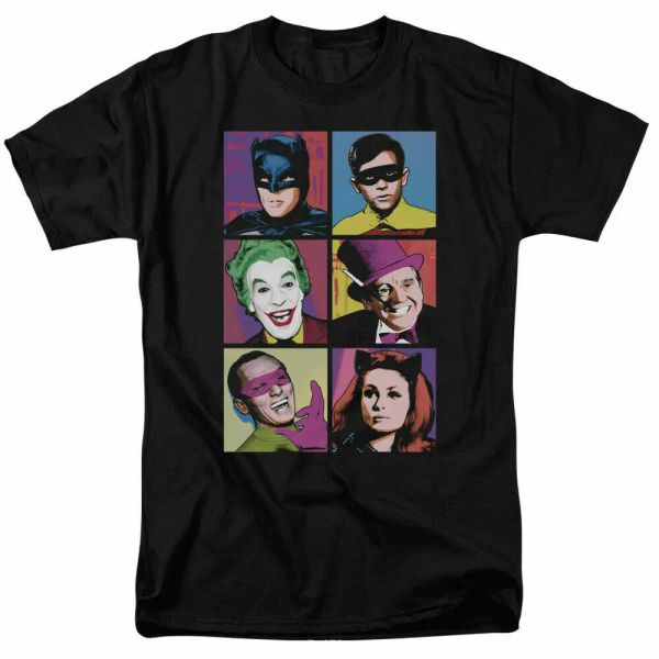 classic batman pop cast t shirt mens licensed classic tv merchandise black, White;black
classic batman pop cast t shirt mens licensed classic tv merchandise black, White;black