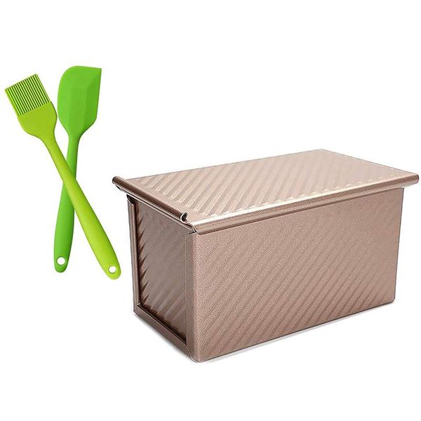 baking & pastry tools loaf pan, pans for bread with lid nonstick aluminum baguette basting and spatula
baking & pastry tools loaf pan, pans for bread with lid nonstick aluminum baguette basting and spatula