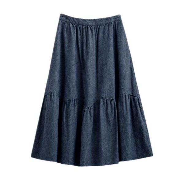 plus size pants sweet girl solid a-line denim skirt preppy style empire elastic waist ruffles women vestido bottoms l-6xl 7xl, Black
plus size pants sweet girl solid a-line denim skirt preppy style empire elastic waist ruffles women vestido bottoms l-6xl 7xl, Black