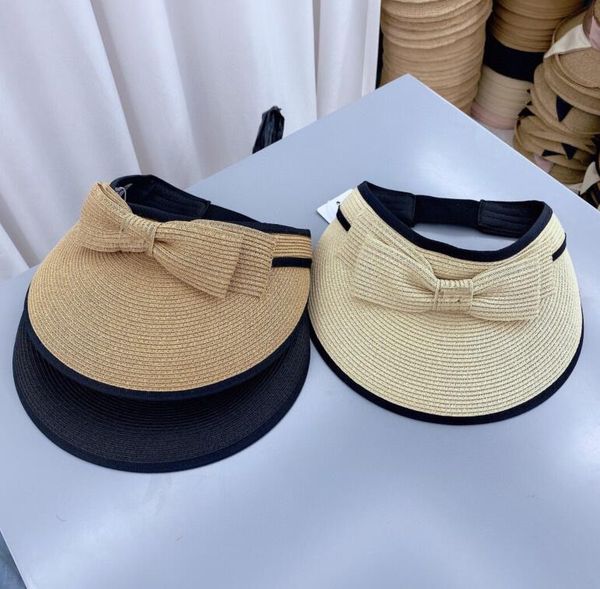 straw empty hats sun visor women outdoor letter hat wide brim foldable summer beach tennis cap fashion bow snapback baseball caps, Blue;gray
straw empty hats sun visor women outdoor letter hat wide brim foldable summer beach tennis cap fashion bow snapback baseball caps, Blue;gray