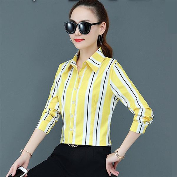korean fashion chiffon striped women shirt long sleeve button up womens and femininas elegante, White
korean fashion chiffon striped women shirt long sleeve button up womens and femininas elegante, White