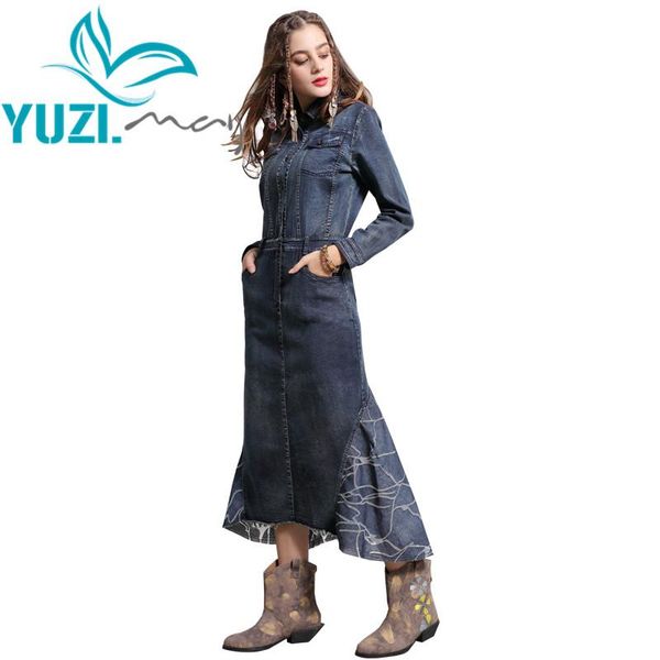 casual dresses dress female 2021 yuzi.may boho denim women turn-down collar vintage patchwork mermaid long vestidos a82132, Black;gray
casual dresses dress female 2021 yuzi.may boho denim women turn-down collar vintage patchwork mermaid long vestidos a82132, Black;gray