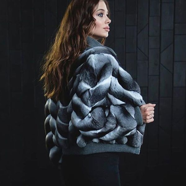 women's fur & faux winter coat women bomber jacket 2021 trendy rex overcoat plus size customized, Black
women's fur & faux winter coat women bomber jacket 2021 trendy rex overcoat plus size customized, Black