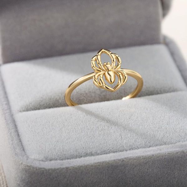 wedding rings gothic animal spider for women friend gold stainless steel female finger ring punk party jewelry accessories anillos 2021, Slivery;golden
wedding rings gothic animal spider for women friend gold stainless steel female finger ring punk party jewelry accessories anillos 2021, Slivery;golden