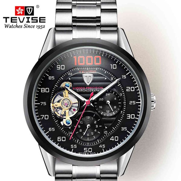 watch swiss tevise tewis automatic mechanical leisure waterproof men's, Slivery;brown
watch swiss tevise tewis automatic mechanical leisure waterproof men's, Slivery;brown