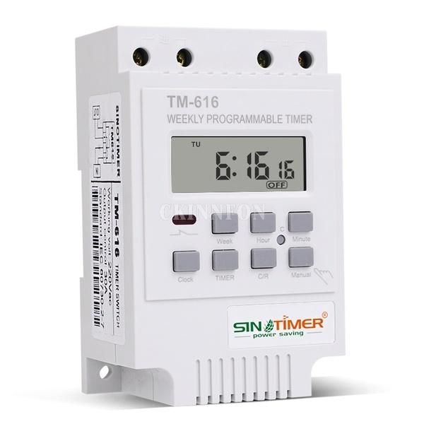 timers 20pcs/lot tm616 12v 220v full automatic street light neon stage control switch time controller programmable timer
timers 20pcs/lot tm616 12v 220v full automatic street light neon stage control switch time controller programmable timer